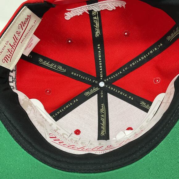 Mitchell & Ness Las Vegas Rebels Retro Snapback UNLV Side Logo Red Black New RED - Picture 5 of 6